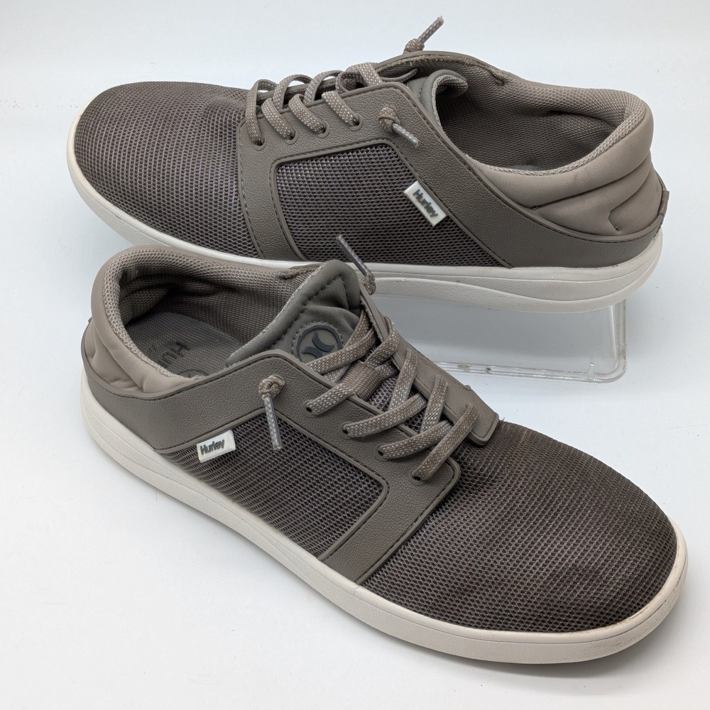 Hurley Shoreline Men's Size 9 Gray Mesh Low Top Lace Up Casual Sneakers